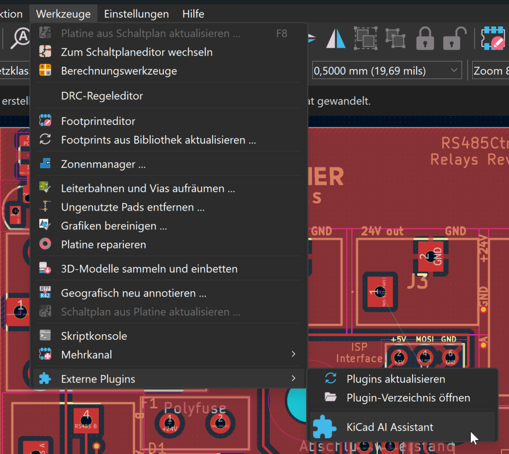 KiCad AI Assistant mit Claude